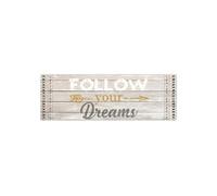 Sud Trading - Toile flèche Boho - 90 x 30 cm - Follow your Dreams