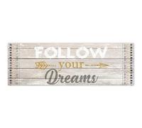 Sud Trading - Toile flèche Boho - 90 x 30 cm - Follow your Dreams