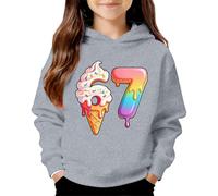 Sudadera 67 Meme NiñO - Sudadera Con Capucha estampada Polar Para niña Chaqueta Informal gráfica Ideal Para juego y escuela
