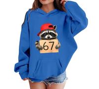 Sudadera 67 Meme NiñO - Sudadera Con Capucha y bolsillo Para niñas Tejido y cómodo Para el día a día la escuela y actividades Casuales