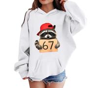 Sudadera 67 Meme NiñO - Sudadera Con Capucha y bolsillo Para niñas Tejido y cómodo Para el día a día la escuela y actividades Casuales