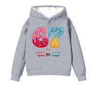 Sudadera De 67 NiñO - Sudadera Con Capucha de Manga Larga Para niñas Con Estampado Digital Para la cómoda prenda Deportiva de Tejido y cálido Para el Invierno