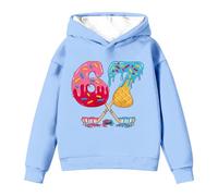 Sudadera De 67 NiñO - Sudadera Con Capucha de Manga Larga Para niñas Con Estampado Digital Para la cómoda prenda Deportiva de Tejido y cálido Para el Invierno