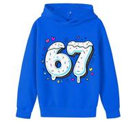 Sudadera De 67 NiñO - Sudadera Con Capucha estampada Infantil de forro Polar Para niña y niño ropa Informal cómoda y acogedora