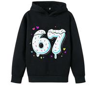 Sudadera De 67 NiñO - Sudadera Con Capucha estampada Infantil de forro Polar Para niña y niño ropa Informal cómoda y acogedora