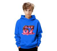 Sudadera De 67 NiñO - Sudadera Con Capucha gráfica Informal Para niños y niñas de forro Polar y bolsillo cómodo