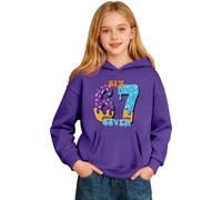 Sudadera De 67 NiñO - Sudadera Con Capucha Para niñas Estampado de Hielo Tejido y cómodo Para USO diario juvenil