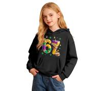 Sudadera NiñA - Sudadera Con Capucha de Para niñas de Polar Con bolsillos Manga Larga y gráfico divertido Para informales