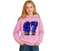 Sudadera NiñA - Sudadera Con Capucha gráfica Infantil de forro Polar y bolsillos Para niñas