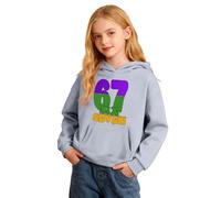 Sudadera NiñA - Sudadera Con Capucha Infantil de Estampada en Felpa Informal de Manga Larga Con Diseño Gráfico Divertido Para Niñas