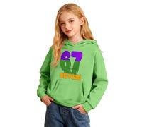 Sudadera NiñA - Sudadera Con Capucha Infantil de Estampada en Felpa Informal de Manga Larga Con Diseño Gráfico Divertido Para Niñas