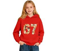 Sudadera NiñA - Sudadera Con Capucha Infantil gráfica Informal Para juego y escuela Con bolsillo Frontal cómoda