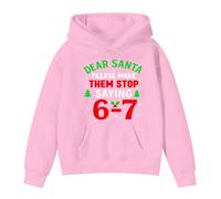 Sudadera Six Seven NiñO - Sudadera Con Capucha de forro Polar y Estampado moderno Para niñas prenda abrigada e Informal Para temporada otoño Invierno Infantil