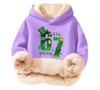 Sudadera Six Seven NiñO - Sudadera Con Capucha Infantil Polar Para San Patricio cómoda y abrigada Ideal USO diario Invierno