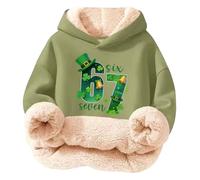 Sudadera Six Seven NiñO - Sudadera Con Capucha Infantil Polar Para San Patricio cómoda y abrigada Ideal USO diario Invierno