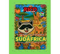 Sudáfrica - Libro de colorear educativo para niños (5-10 años) | Los Viajes de Rico el Mapache - África Vol. 8