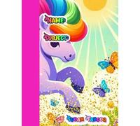 Sudan Farooq: Purple Unicorn W/ Butterflies & Gold Glitter: Hudain Muhammad Publishing House