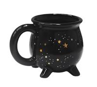 sudatong Witches Brew Grès Tasse，300 ml bouilloire mignonne, pour l'été et l'hiver, cadeau d'anniversaire, Halloween, Pâques (étoile)…