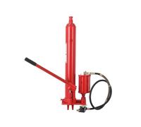 SUDEG Cric Hydraulique 8T,Presse Hydraulique pour Carrosserie Cric à Piston Bouteille Hydraulique Hauteur de Levage 66-116 cm, Vérin Hydraulique avec Tuyau de 117cm