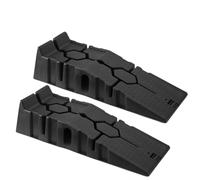 SUDEG Lot de 2 rampes daccès en Plastique 3 tonnes,Rampe de Chargement, Plateforme de Levage, 330 mm de Largeur daccès pour Voitures et véhicules,Rampe de Chargement.