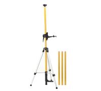 SUDEG Perche télescopique 3,6m,Niveau Laser Perche Télescopique, Pôle de Montage Pour Laser Rotatif et Niveau Laser avec trépied avec Filetage Mâle 1/4-20 et Adaptateur Fileté 5/8-11