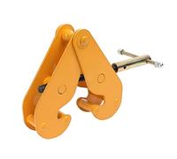 SUDEG Pince à poutrelle- Capacité de charge des poutres en acier 2200LBS | 1ton Pince de suspension Pince de broche Pince de bride Pince de montage acier pour poutres en acier I,Orange