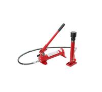 SUDEG Vérin Hydraulique 4 T Presse Hydraulique Carrosserie Carrossier,Coffret de Vérins Hydrauliques avec 4 Tubes dextension pour Outils de Réparation Automobile Moyeu: 125 mm