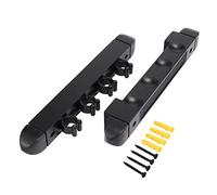 Sudemota 4 trous Un mur en bois dur Queue de billard Queue de billard Rack 6 Support de billard Accessoires Support
