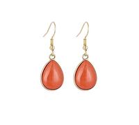 Sudemota Boucles d'oreilles Pendantes pour Femmes 1 Paire à la Mode Femmes Boucles d'oreilles Goutte d'eau Boucles d'oreilles Femmes Cadeau Bijoux Boucles d'oreilles Ensemble de Clous (Size : Orange)