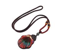 Sudemota Colliers Plume de Paon Collier Ethnique Népal Bijoux Fait Main Noir Ebène Bois Long Chandail Vintage Collier (Size : Style4)