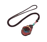 Sudemota Colliers Plume de Paon Collier Ethnique Népal Bijoux Fait Main Noir Ebène Bois Long Chandail Vintage Collier (Size : Style2)