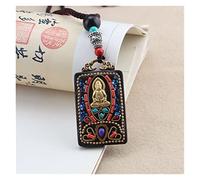 Sudemota Colliers Vintage Népal Long Bouddhiste Bouddha Éléphant Bodhi Pendentif & Collier Ethnique Bohème Boho Bouddha Chanceux Bijoux for Femmes Hommes (Size : Style1)