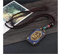 Sudemota Colliers Vintage Népal Long Bouddhiste Corde Réglable Chaîne Pendentif & Collier Ethnique Bohème Boho Bouddha Chanceux Bijoux (Size : Style3)