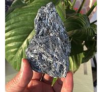 Sudemota Cristal Naturel Brut Belle décoration de guérison de spécimen de Stibine Naturelle for Le Cristal d'équilibre de Chakra de Collection de Pierres (Size : 80-100g)