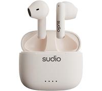 Sudio A1 Blanc Neige Écouteurs avec Bluetooth, Touch Control avec Station de Charge compacte sans Fil IPX4, écouteurs Silencieux avec Microphone intégré, Son Cristal de qualité supérieure