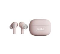Sudio A1 Pro Écouteurs sans fil, Bluetooth 5.3, suppression du bruit, étanches, contrôle tactile, écouteurs sans fil avec étui de charge, parfaits pour une qualité sonore supérieure (rose)