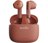 Sudio A1 Sienna Écouteurs avec Bluetooth, Touch Control avec Station de Charge compacte sans Fil IPX4, écouteurs Silencieux avec Microphone intégré, Son Cristal de qualité supérieure