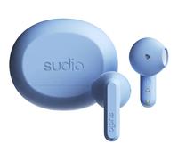 Sudio A3 Bleu Acier - Les écouteurs pour Toute la journée. Expérience d'écoute équilibrée, 2 Microphones, Bluetooth 5.4 multipoint, résistance à l'eau IPX4, jusqu'à 25 Heures d'autonomie Totale.