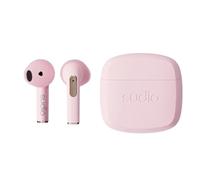 Sudio N2 Rose poudré - Écouteurs Ouverts sans Fil Bluetooth, multipoint, Microphone intégré pour Les appels, autonomie de 30 Heures avec étui de Charge, étanche IPX4, USB-C, Chargement sans