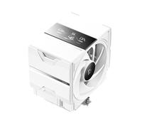 Sudokoo SK700V - Refroidisseur d'air numérique blanc AM5, design à tour unique, ventilateur technique à enroulement M haute performance, 7 caloducs en cuivre, support de verrouillage en L, dissipation