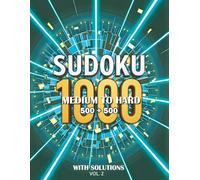 Sudoku 1000 Vol.2: Medium to Hard