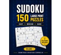 Sudoku: 150 Puzzles for Adults & Seniors , Volume 1