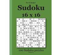 Sudoku 16 x 16: 100 Sudoku puzzles Volume 2