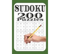 Sudoku: 200 Puzzles | With Easy to Read Print | 6x9 Inches, 400 Pages, 200 Puzzles | Normal Mode | Gift For Vacations, Holidays And Relaxing Times.