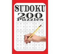 Sudoku: 200 Puzzles | With Easy to Read Print | 6x9 Inches, 400 Pages |Hard Mode | Gift For Vacations, Holidays And Relaxing Times.