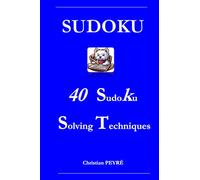 SUDOKU 40 Solving Techniques