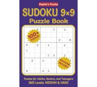Sudoku 9x9 Puzzle Book: 112 puzzles for Adults, Seniors, and Teenagers