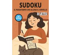SUDOKU a letto , Libro sudoku prima di andare a dormire: Sudoku per adulti facile da leggere a letto |6x9 pollici, 104 pagine | 50+ Puzzles...Regalo per le vacanze, Vacanze e Tempo libero