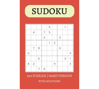 Sudoku Adult Book Puzzle.: Unlock Your Mind: 500 Hard Sudoku Puzzles in Easy-to-Read Large Print.