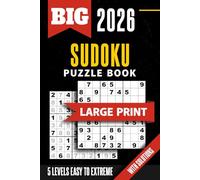 Sudoku Book for Adults and Seniors with 5 Levels of Difficulty: Sudoku Puzzles Easy to Extreme (The Perfect Gift for Puzzle Lovers) (Gifts for Men & Women)